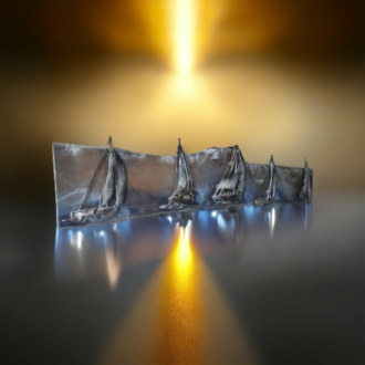 Sailboats on the water - Decorative mural