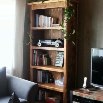 Centennial wood bookcase