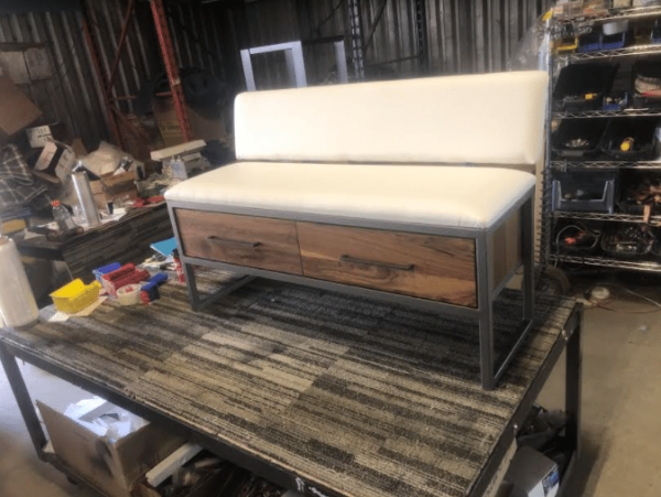 Upholstered bench