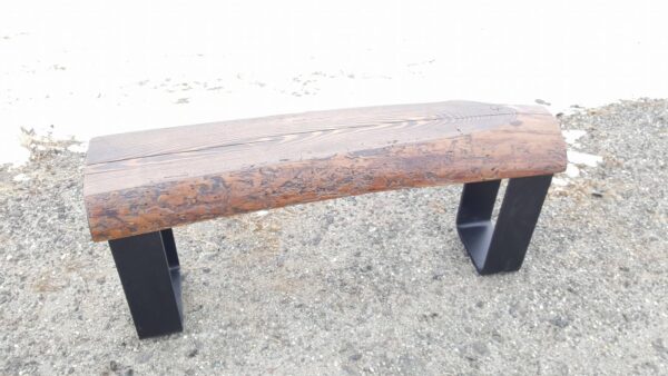 Bench with natural steel leg - Image 21