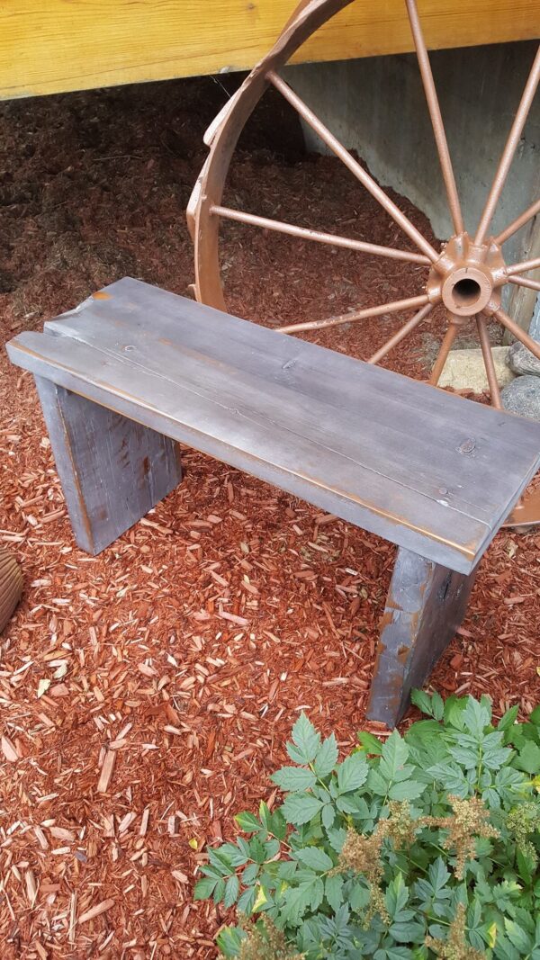 Bench with natural steel leg - Image 26