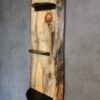 Tablette rustique acier& bois