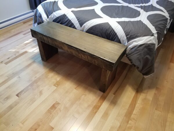 Bench with natural steel leg - Image 30
