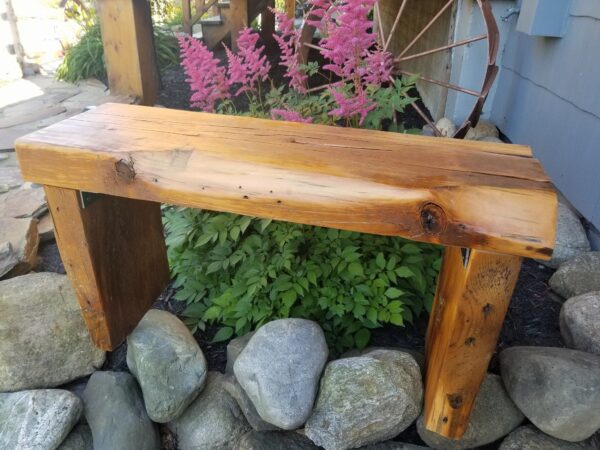 Bench with natural steel leg - Image 31