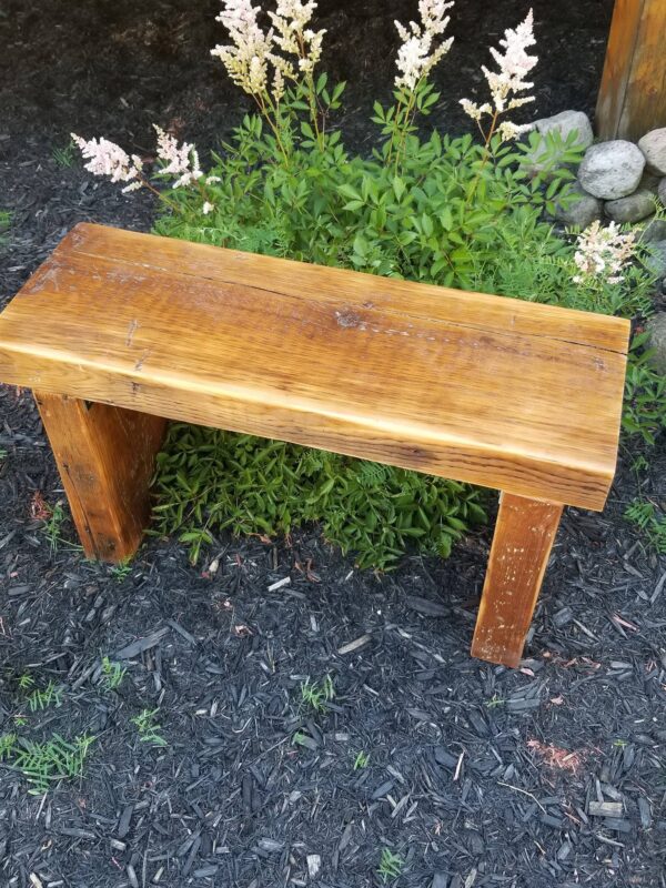 Bench with natural steel leg - Image 33