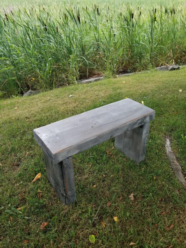Bench with natural steel leg - Image 35