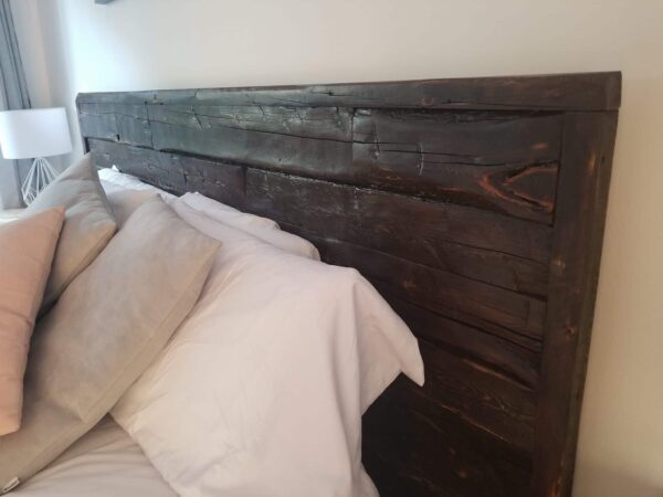 100% wood queen bed - Image 14