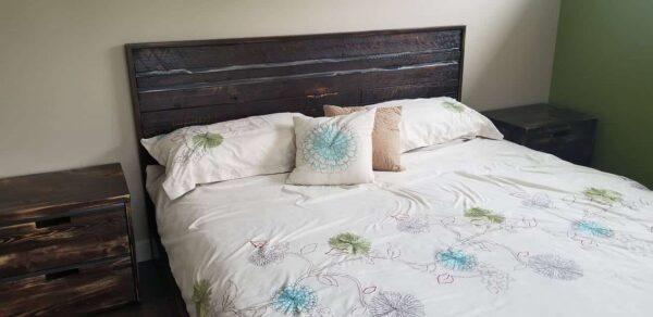 100% wood queen bed - Image 19