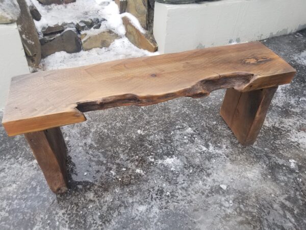 Bench with natural steel leg - Image 39