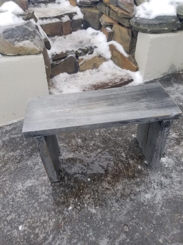 Bench with natural steel leg - Image 28