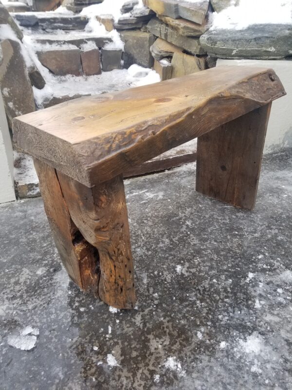 Bench with natural steel leg - Image 29