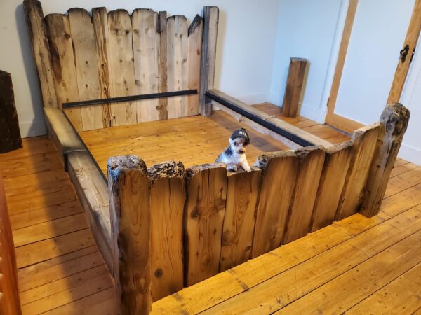 100% wood queen bed - Image 25