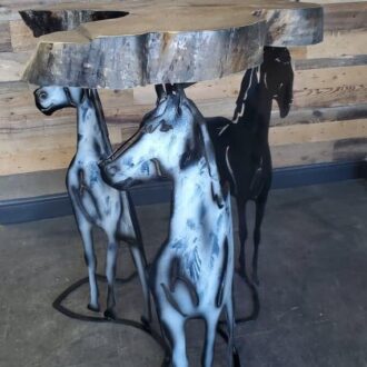 Side table Horses